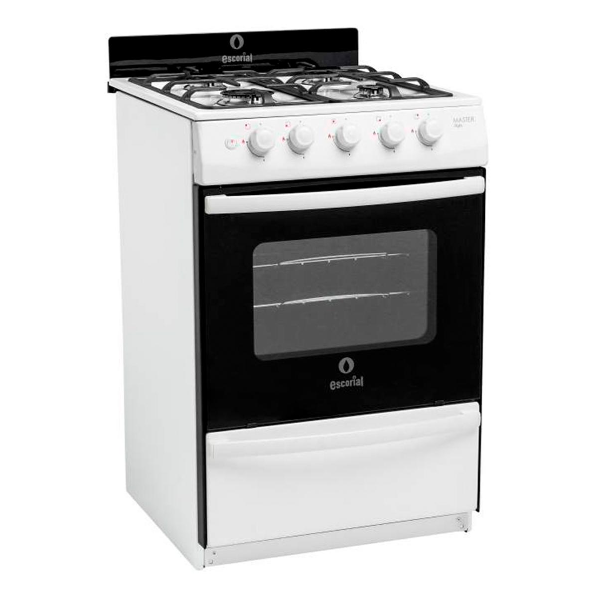 Cocina Multigas 56Cm Escorial Master Style Blanca